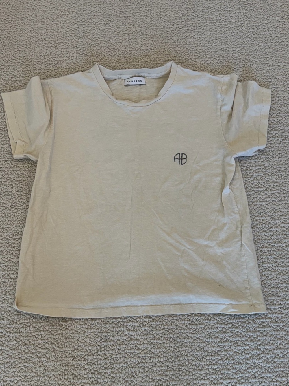 Anine Bing Tshirt in Cream